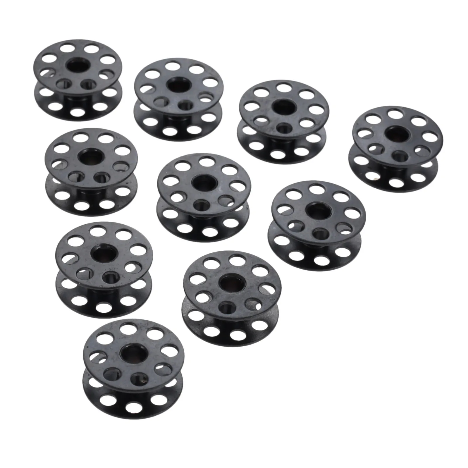 10PCS 25mm Black Sewing Machine Bobbins Walking Foot For Industrial Single Needle Sewing Machines Carbide Steel