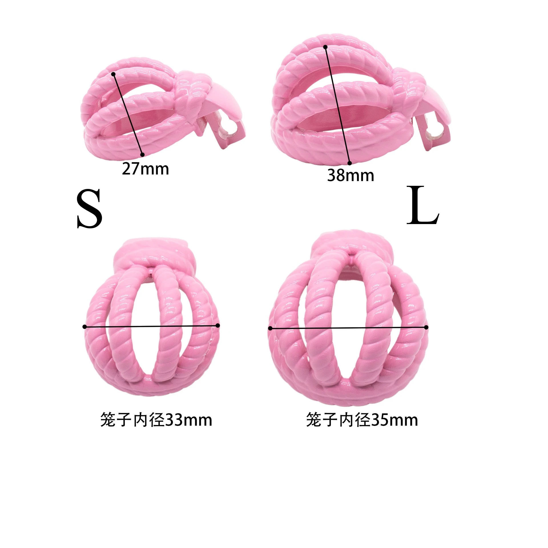 SCtoy Rope Penis Ring for men Femboy toy sex toys Cock Ring Male Cock Cage Hollow Breathable Adult Shame Chastity Device Lock