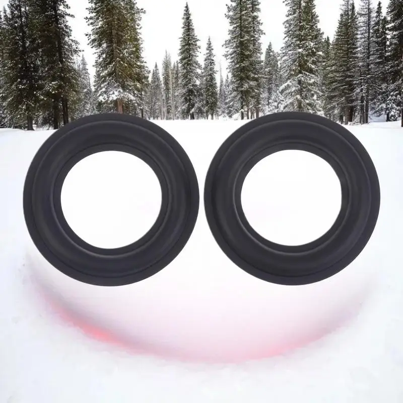 2PCS Folded Edge Foam Surround for Speaker Repair - High Elasticity Woofer Edge Ring Replacement Parts