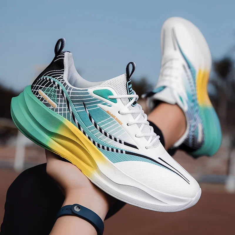 

Men Running Shoes Breathable Outdoor Sports Shoes Lightweight Sneakers for Men Comfortable Athletic Training Footwear