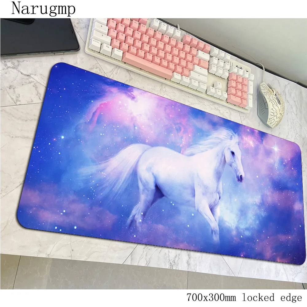 Horse Animal mouse pad thick gaming mousepad anime 900x400x4mm notbook desk mat locrkand padmouse games pc gamer mats