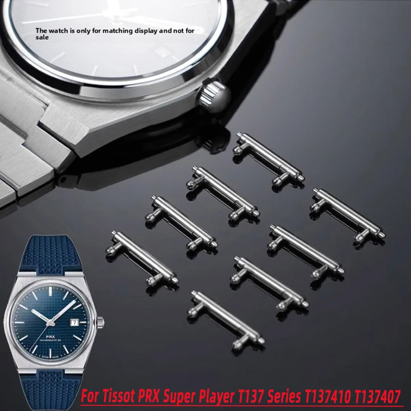 Image of Für Tissot PRX Super Player T137 T 137410 T 137407 Uhrenarmband Metall Ohrstange Pleuel Uhr 11mm 12mm Stahl Federsteg Werkzeug