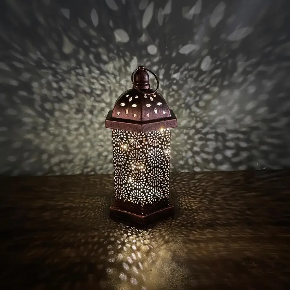 Metal Lanterns Night Light Accessories Effect Moroccan Style Hanging Decor Home Decoration Iron Small Medium Large