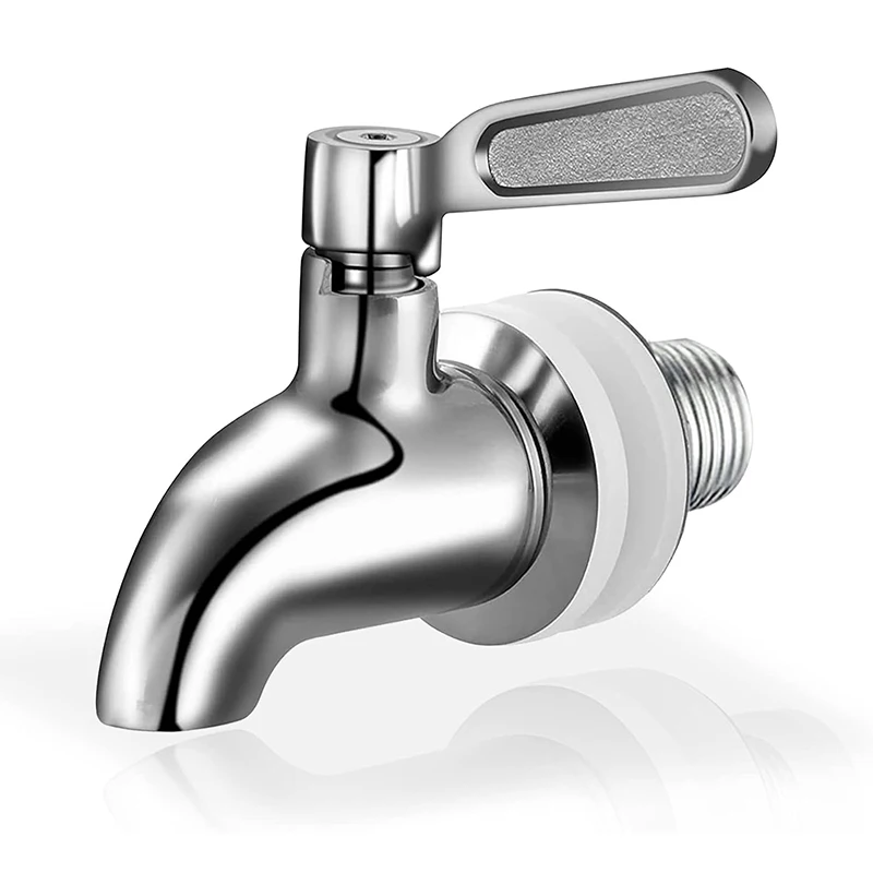 Zapfen-Wasserhahn aus Edelstahl 304, Wasserhahn für Bier, Saft, Getränke, Getränke, Weinfass, Spenderhahn, 16 mm, 12 mm