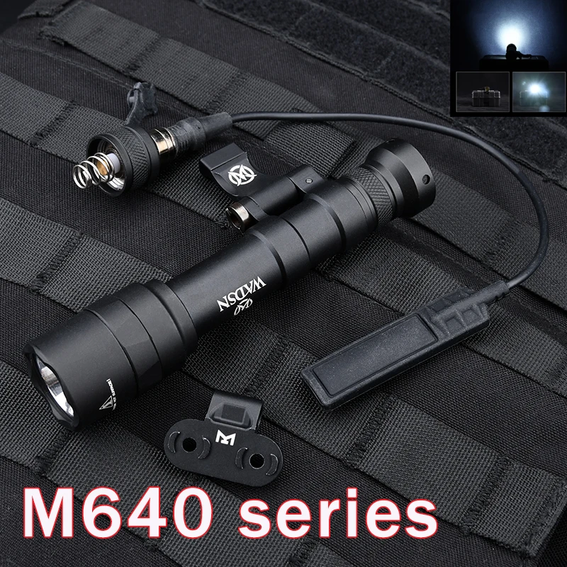 

Airsoft Surefir M340 M640 M640B M340A Flashlight High Power Scout Light LED Tactical M300 M600 Hunting Softair Weapon Lamp
