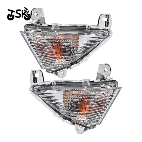 ER6N Motorcycles Front Turn Signal Light Flashing Light For Kawasaki Ninja ZX10R 2006-2007 ER6F ER6N 2006-2008 Smoke/Clear Lamp