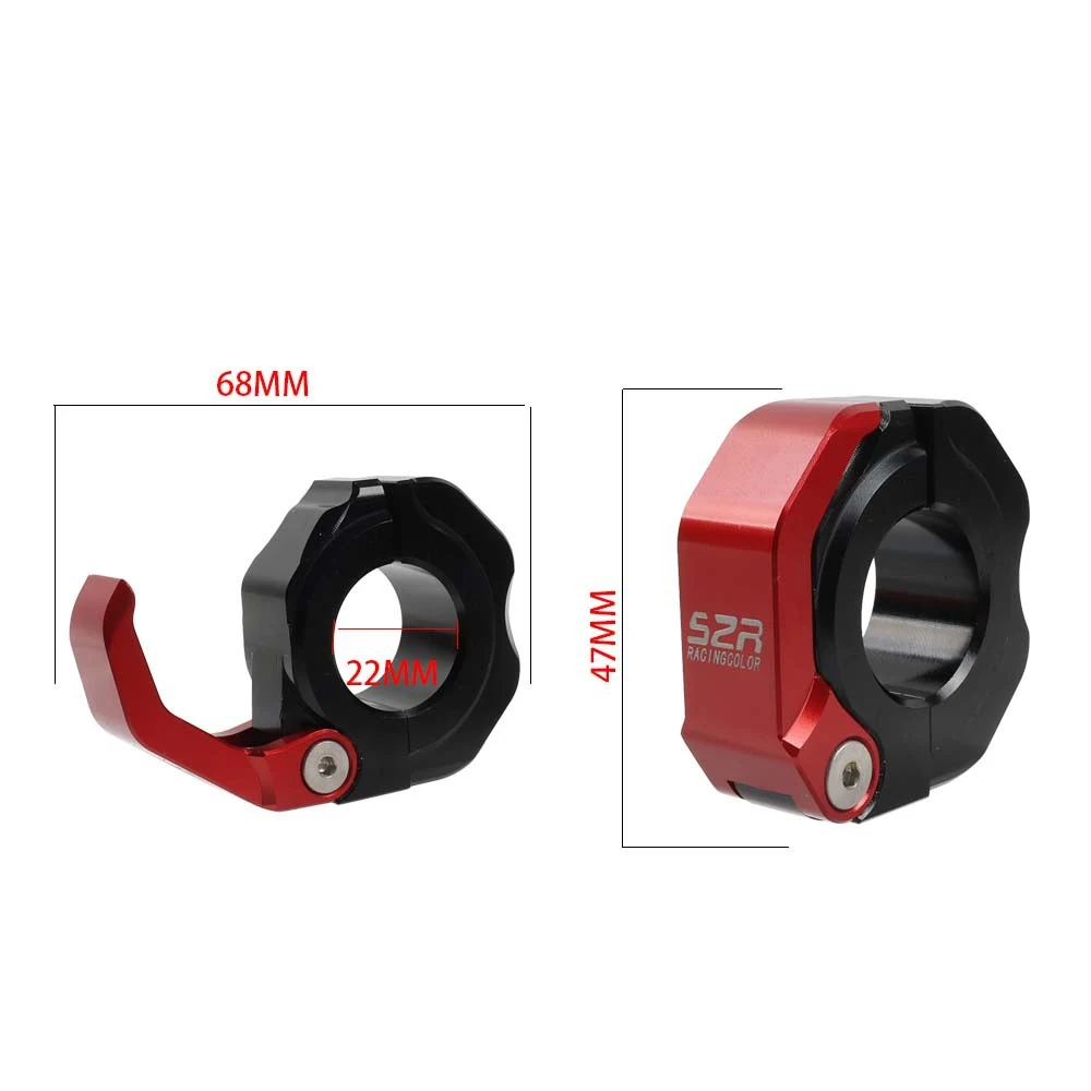 خطاف خوذة دراجة نارية من الألومنيوم ، شماعات السكوتر ، أدوات الحقائب ، خطاف القفازة ، حقيبة الأمتعة ، الأجزاء ، 22 من الألومنيوم