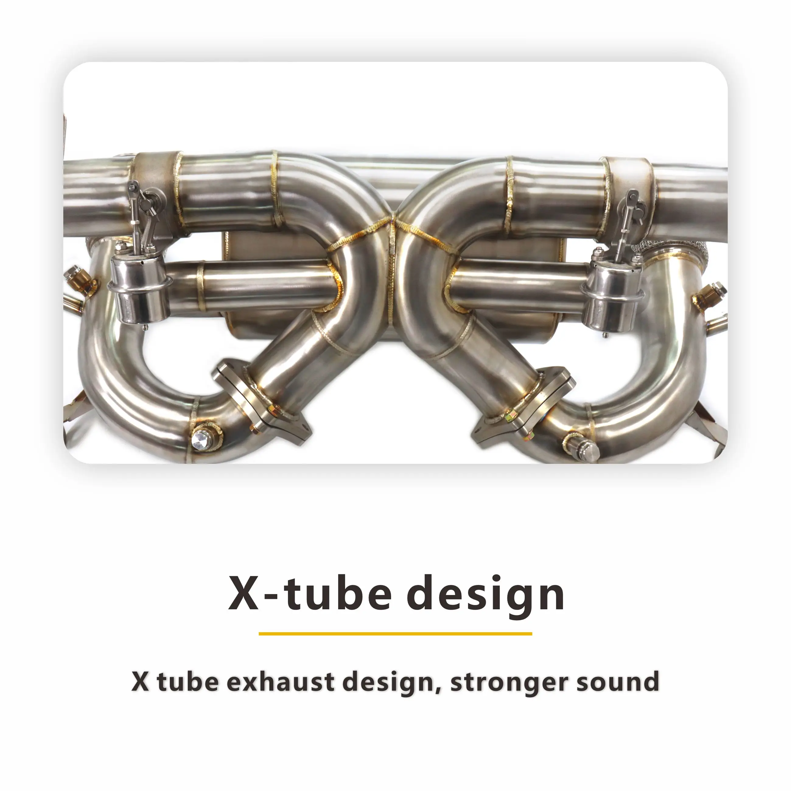 عادم HMD لأودي R8 V10 5.2L مع صمامات مكنسة OPF Catback كاتم صوت عالي الأداء SUS304 تصميم ذاتي الصنع #2