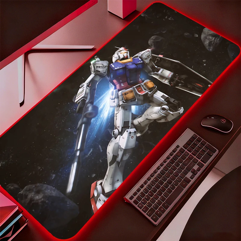 لوحة ماوس كبيرة بإضاءة خلفية R - مراجعة Gaming Keyboard And Mouse Mobile وسعره