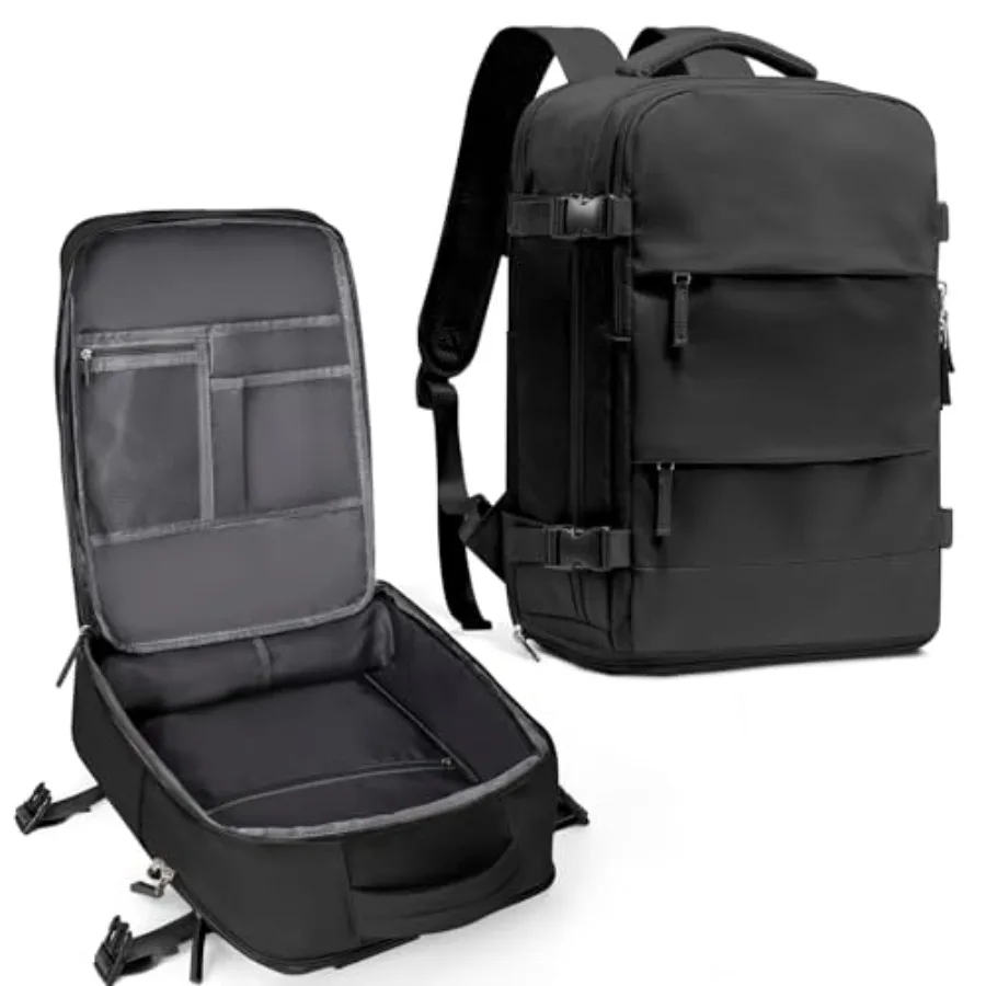 

Travel Backpack For Women MenCarry On Backpack Hiking Backpack Waterproof Outdoor Sports Rucksack Casual Daypack Travel Essenti