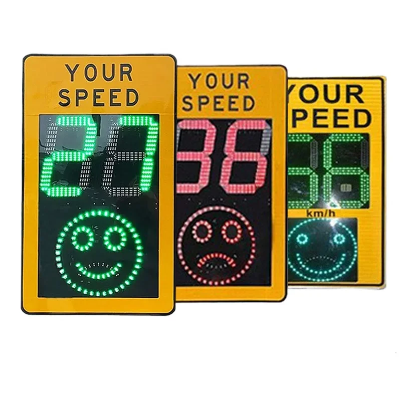 

Face Car Swing Solar Light Emitting Diode Removal Detector Display Radar Speed Sign Meter