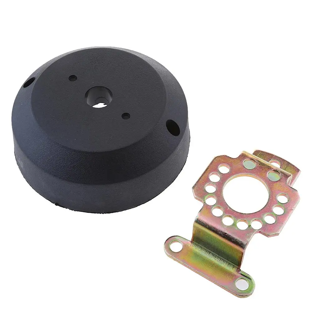 1 Piece Black 90 Degree Bezel Steering Marine Cable Steering