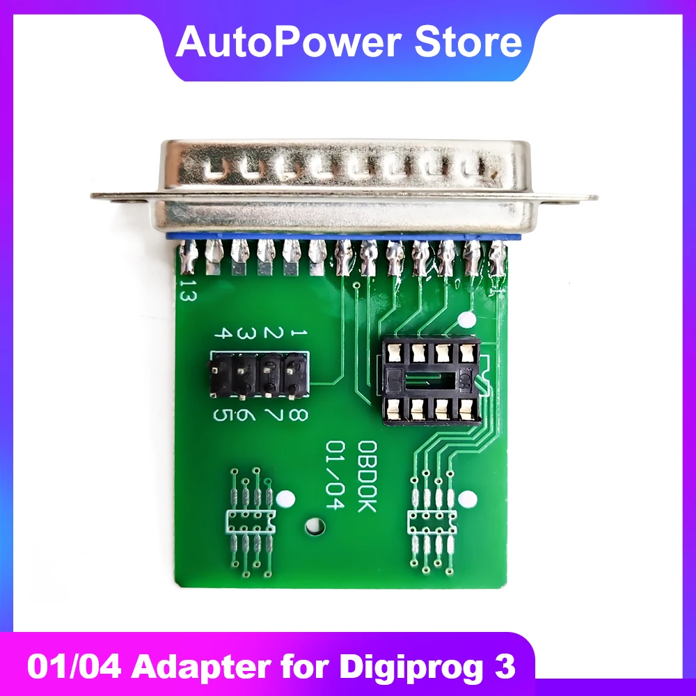 01/04 Adapter for Digiprog 3 V4.94 OBD2 Programmer Tool Chip Test Board Car Diagnostic ST01 ST04 Main Cable Auto OBDII Adapters