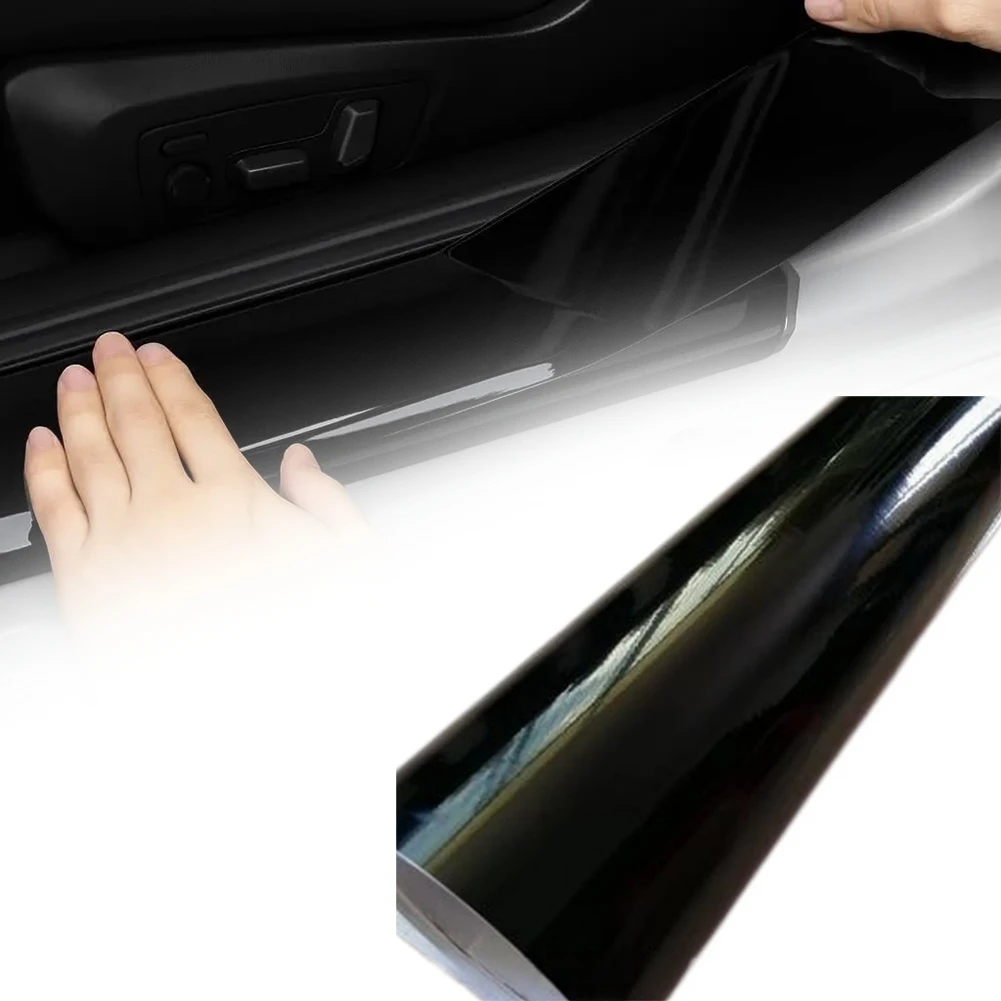 Filme adesivo para envelopamento de carro, 10cm x 10m, resistente a arranhões, faça você mesmo, para auto, motocicleta, capacete, decoração de móveis,