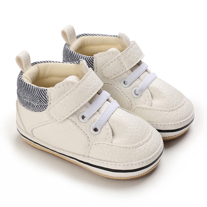 Baby Learning Walk Shoes, Spring Autumn PU Casual Sneakers, Outdoor Prewalk Footwear for Toddler Newborn Infants 0-18M