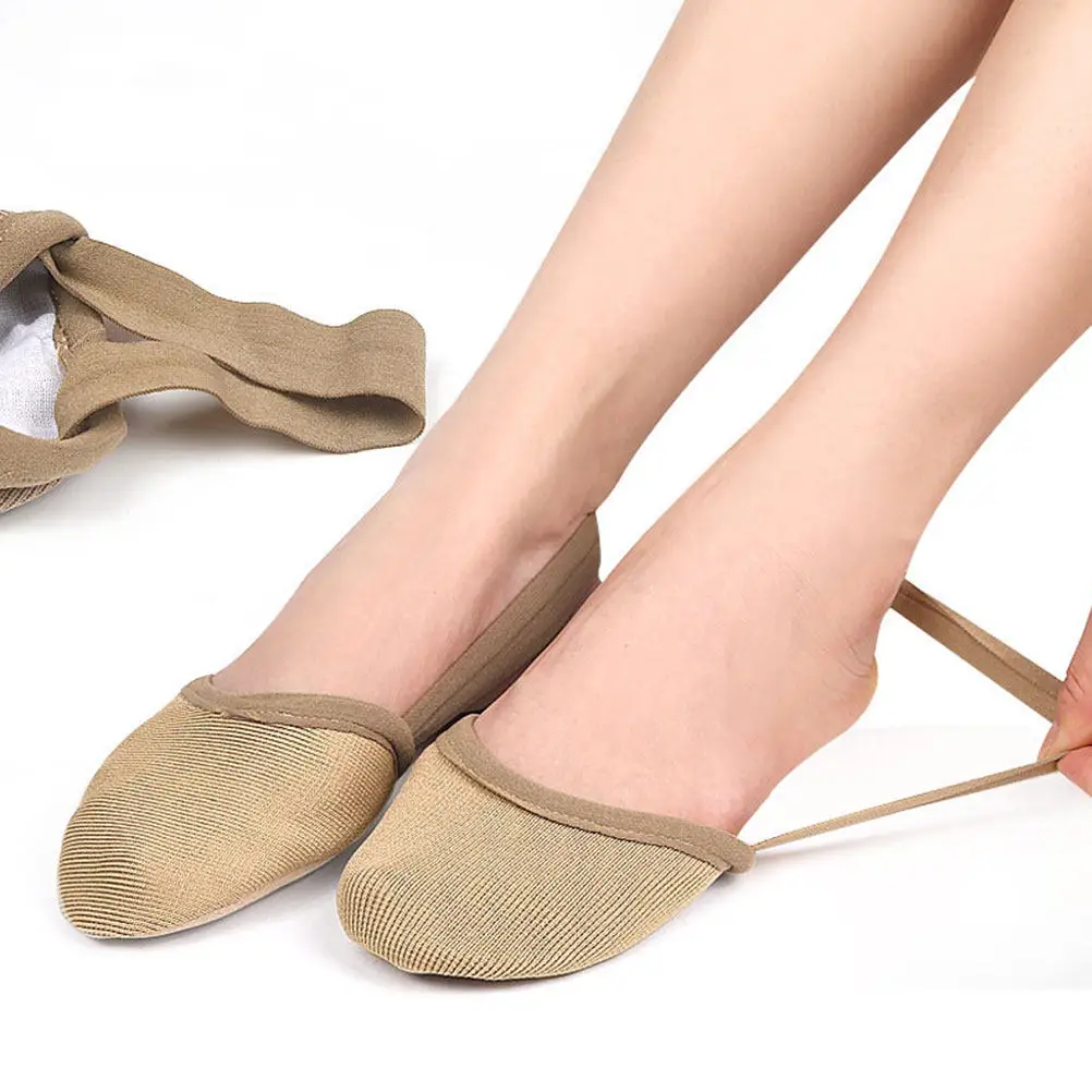 

1 пара невидимых накладок для передней части стопы, метатарзальных подушечек, носков-подушечек, защитных носков для пальцев ног для йоги, танцев, балета, бега, стояния