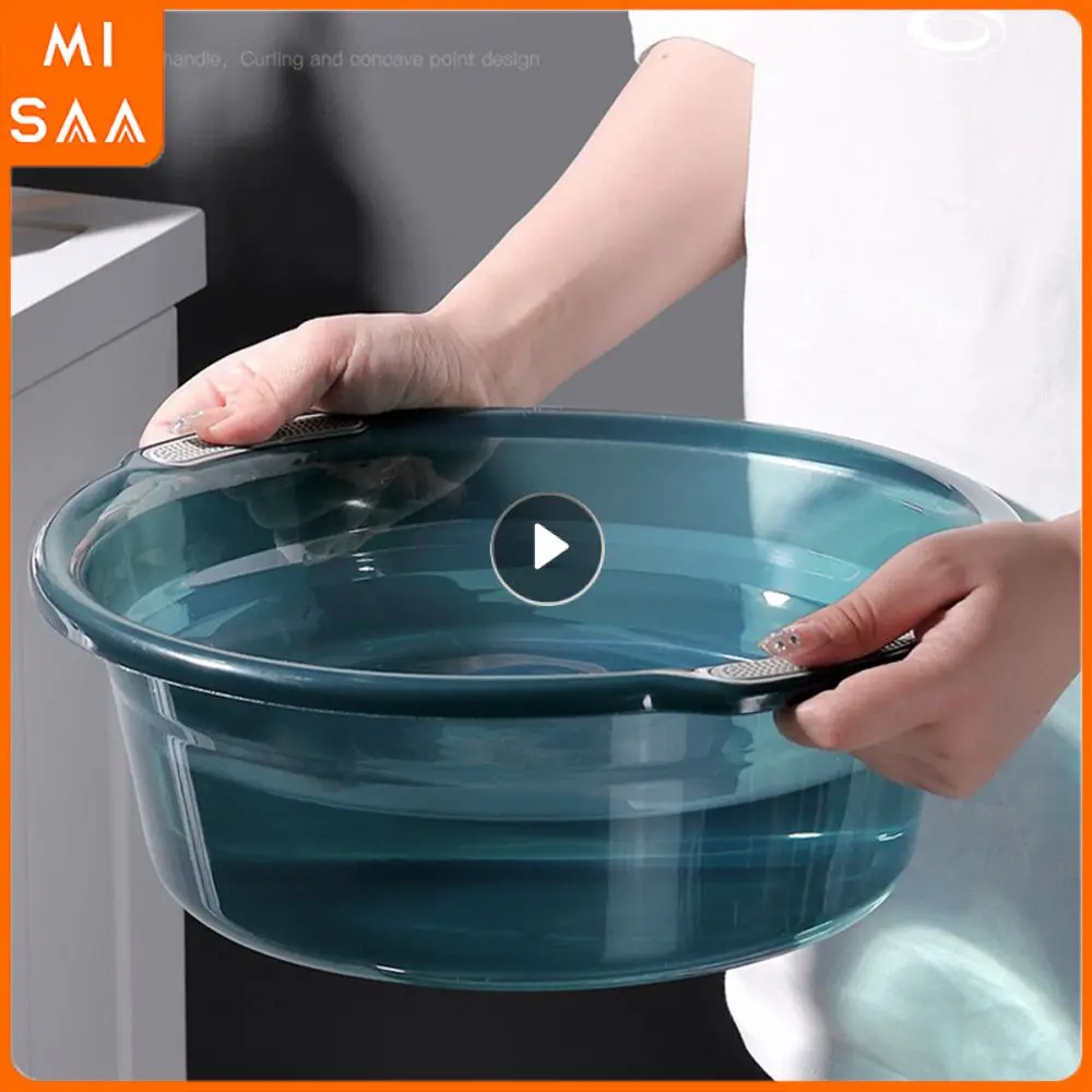 Dish Basin Anti Slip Thickening Multipurpose Transparent Innovative High Quality Space Saving Washbasin Kitchen Supplies