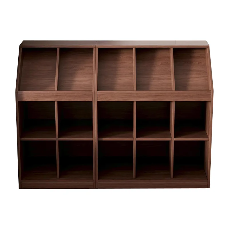 

Книжная полка Полка от пола до потолка низкий книжный шкаф Комбинированный решетчатый шкаф Шкаф для хранения Бытовой встроенный дисплей для хранения c