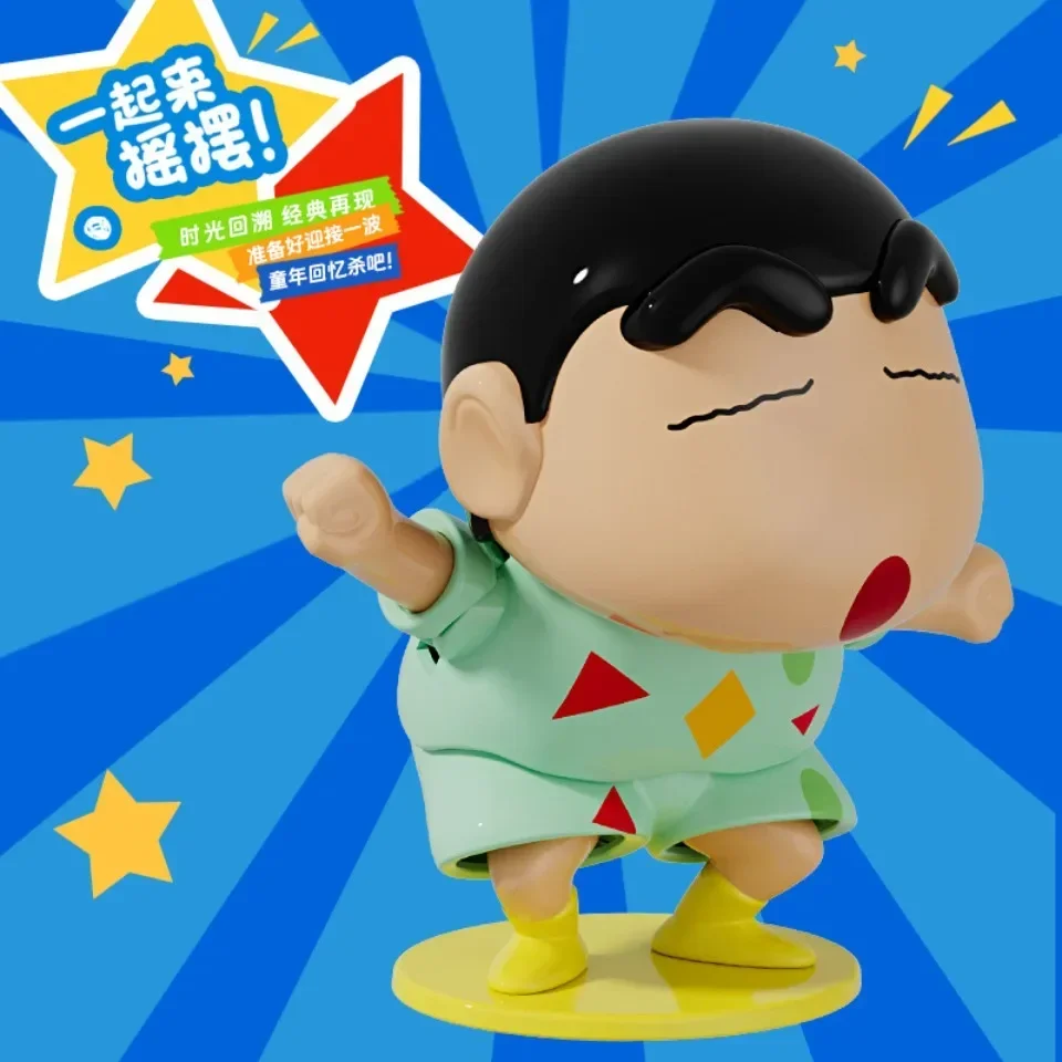 Crayon Shin-Chan Blind Box Dynamic Shin-Life Series Toys Mystery Box Mistery Action Figure Surpresa Model Birthday Gift Ornament