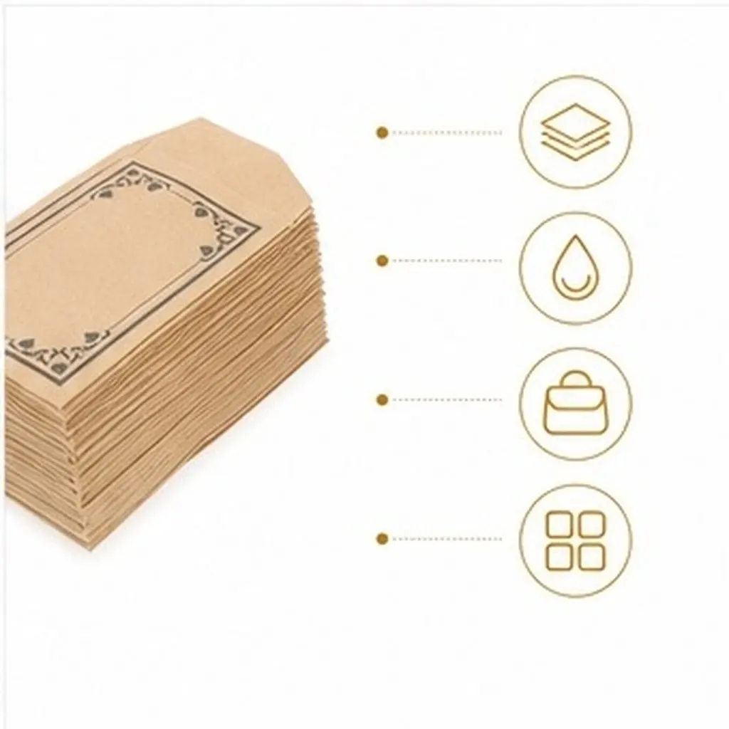 50Pcs Brown Kraft Envelopes Self Sealing for Coins Currency Cash Budgeting Mini Money Envelopes Small Office Craft Storage