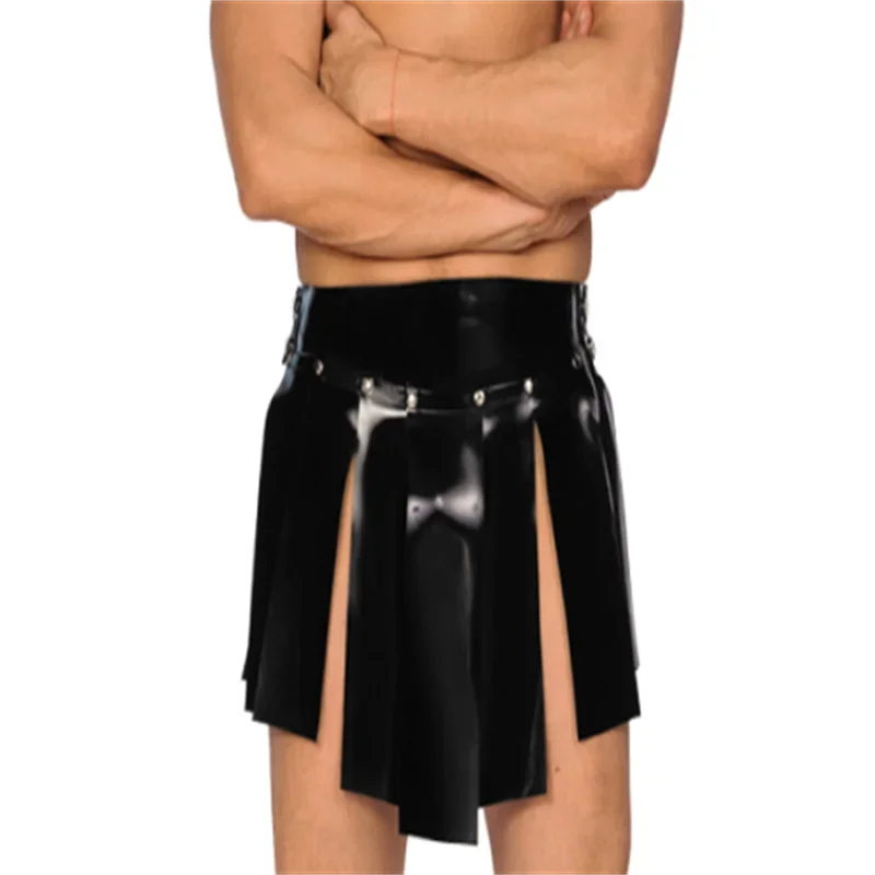 

Latex Gummi Rubber Skirt Popular Casual Cosplay Performance Sexy Dress S-XXL