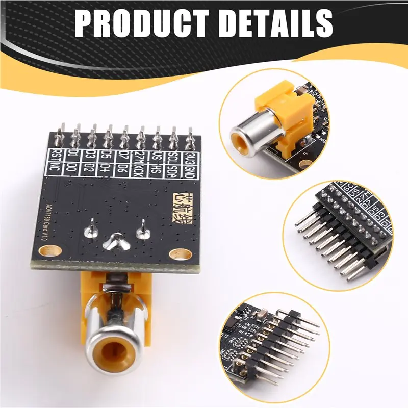 A99E-OV7670 Compatible ADV7180 Camera CCD/PAL Module, FPGA Module,With The Same Interface