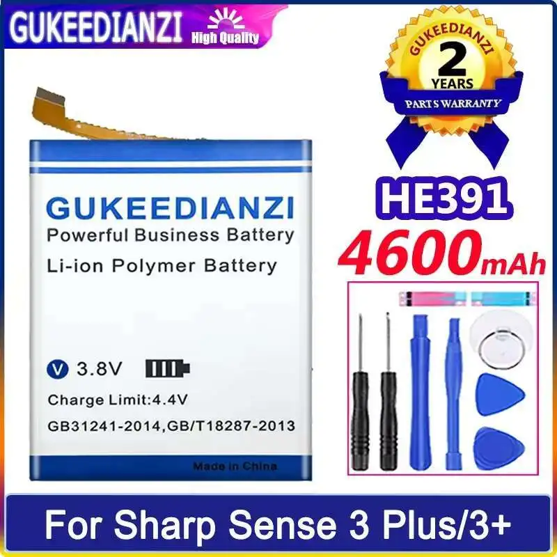 

For Sharp Sense 3 Plus 3+ Sense3 3Plus Good Low-Temperature Performance HE391 4600Mah Mobile Phone Battery