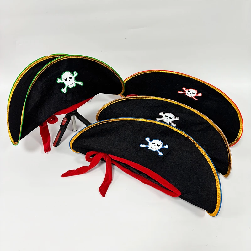 LED Light-Up Pirate Hat & Party Mask – detail image 31