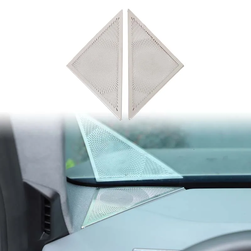

For BMW X3 G45 2025+ Car Dashboard Panel Side Horn Cover Stainless Steel Silver Automotive Interior Modification Accessories