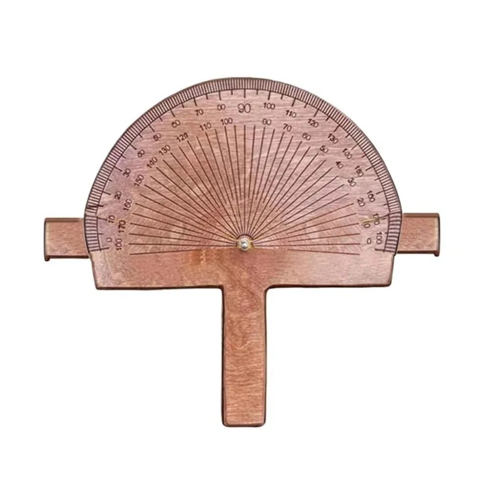 Handcrafted Precision Angle Finder Accurate Measurement Wooden Degree Tool Laser-Engraved Angle Detector