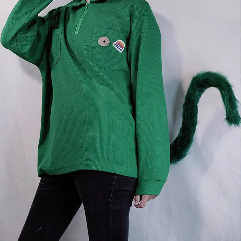 Lolita Fluffy Cute Cat Long Tail Girl Plush Tails Belt Dog Fox Anime Performance Role Play Cosplay Costume Props Kid Gift