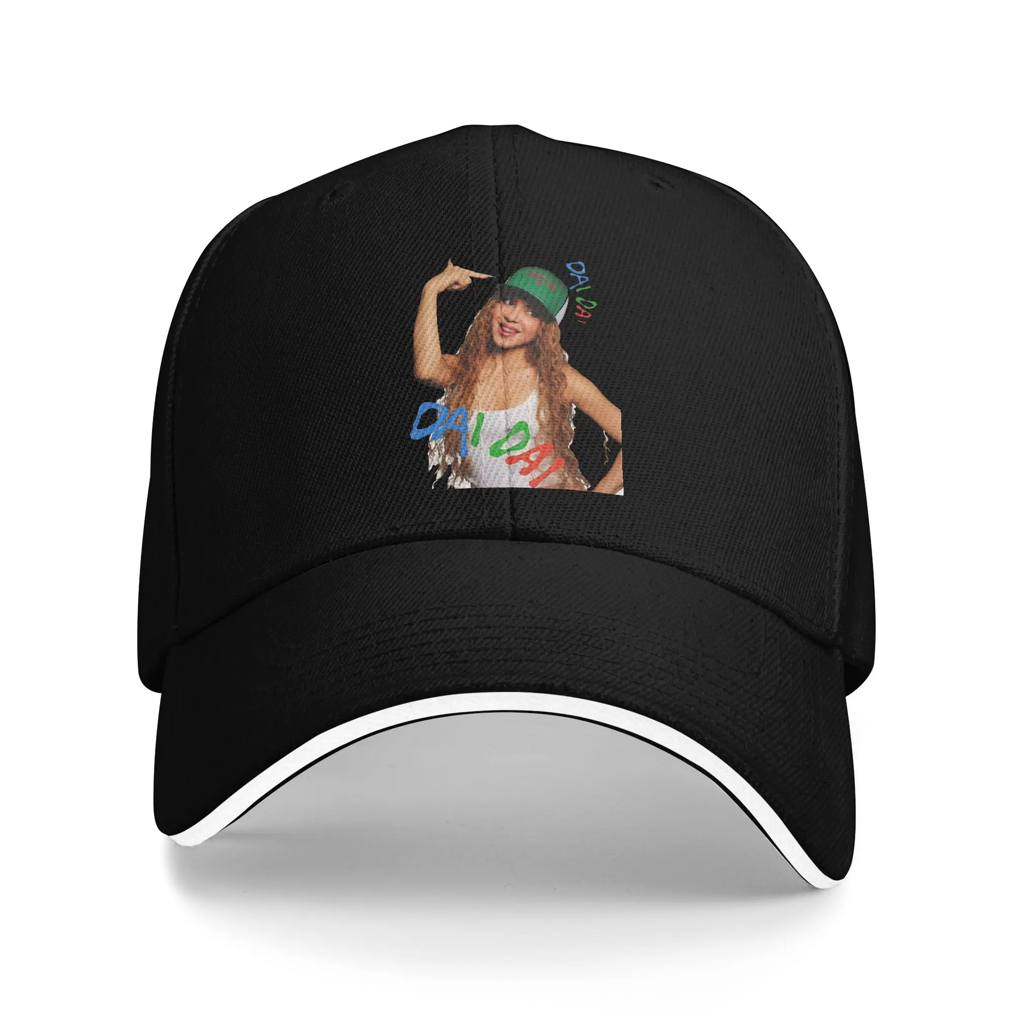 Shakira Dai Dai Poster Baseball Cap  Tennis Skate Wholesale Hip Hop Hats Men Women Street Style Print Snapback Cap
