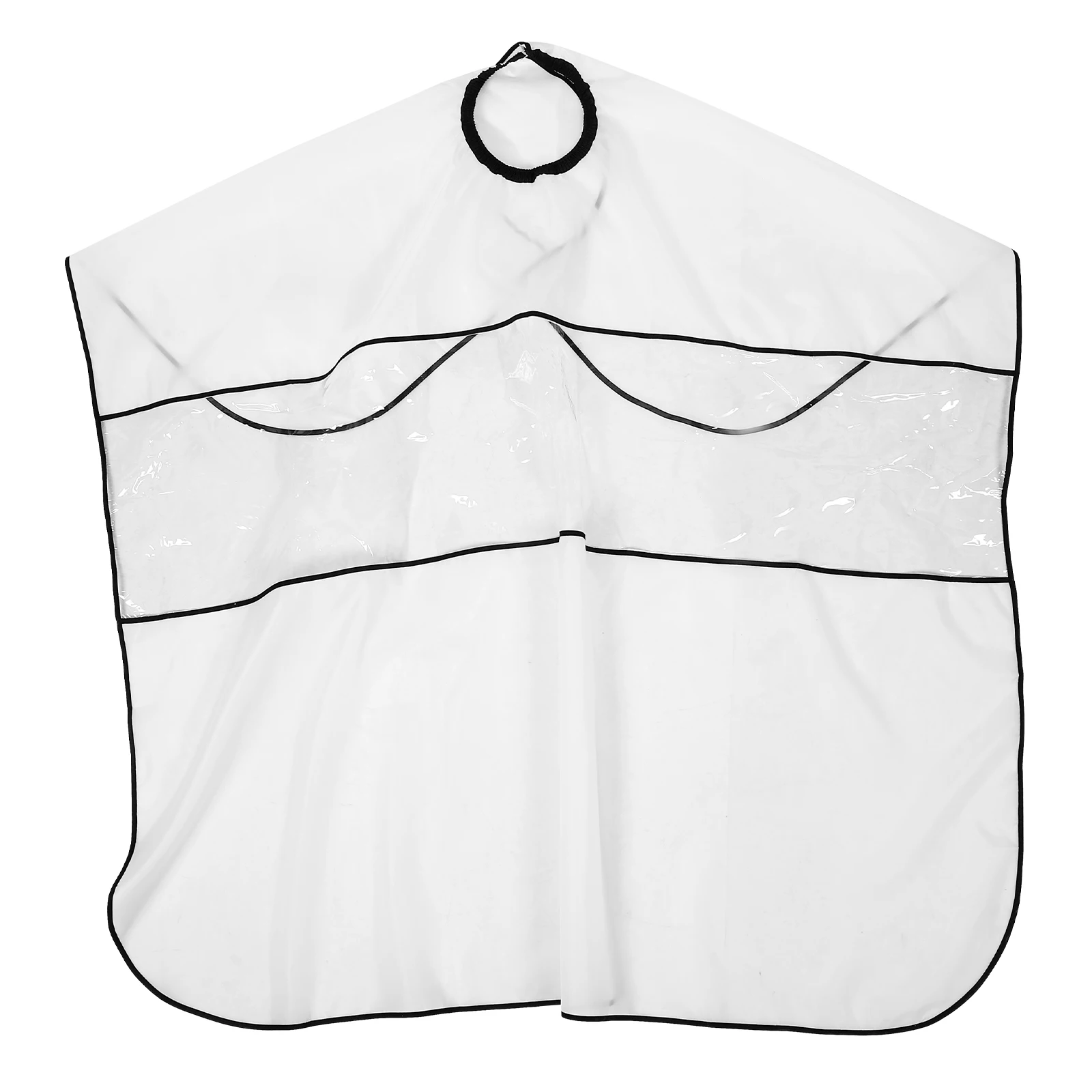 Barber Cape With Transparent Window Hairdressing Gown Durable Polyester Adjustable Size Easy Clean Stylist Accessories For Salon - Image 4