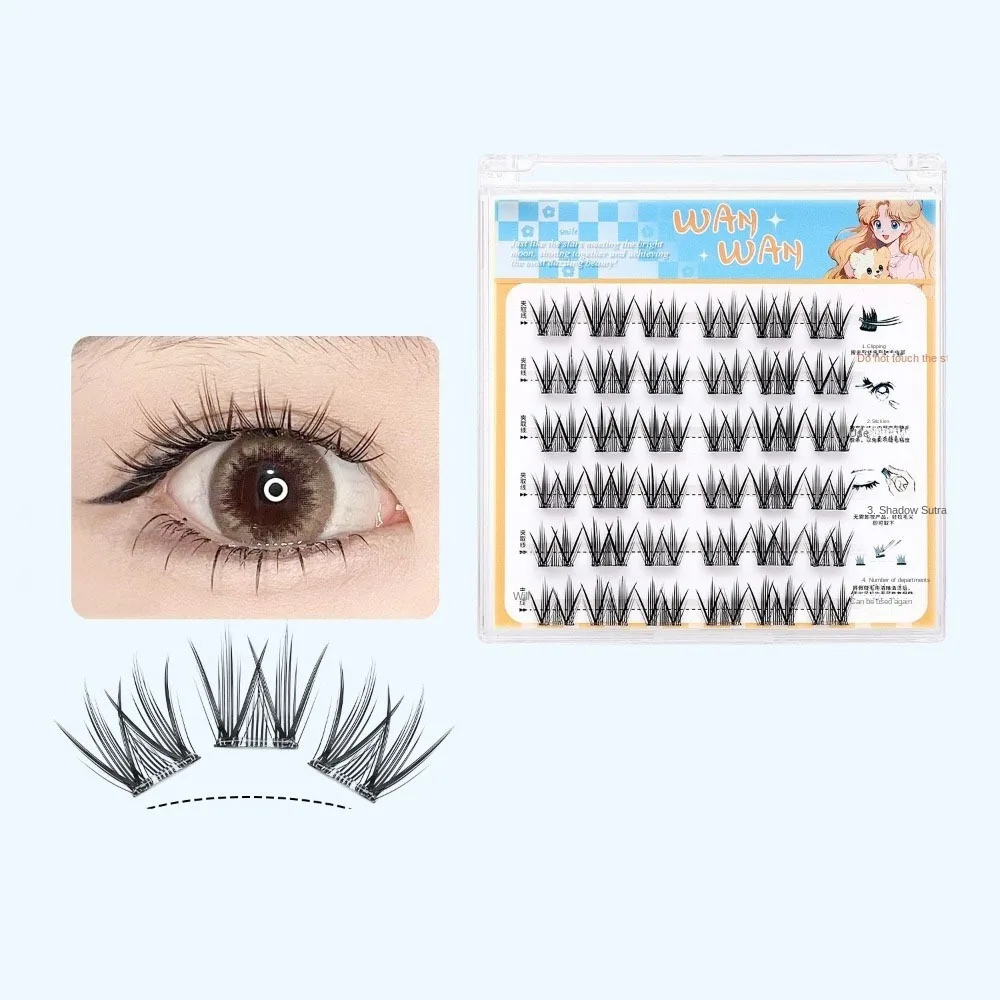 Grappes de cils auto-adhésives douces, maquillage, bricolage, sans colle, faux cils individuels longue durée, pour femmes/filles