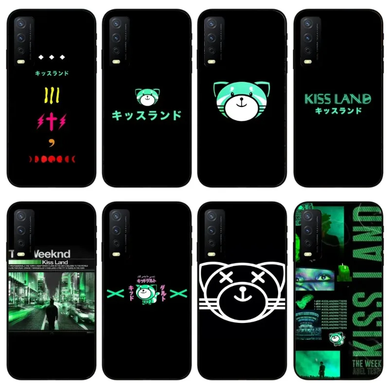 Weekend KissLand Mobile Phone Case for VIVO Y95 Y93 Y31 Y20 V19 V17 V15 Pro X60 NEX Black Soft Phone Cover Funda