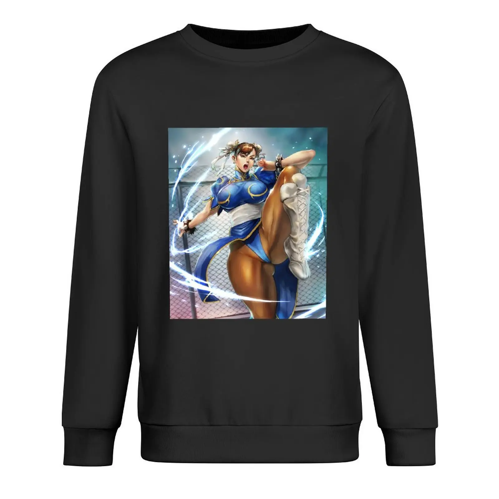

Chun Li Pullover aesthetic clothing men's autumn clothes tracksuits men's sweat-shirt new in hoodies & sweat-shirt