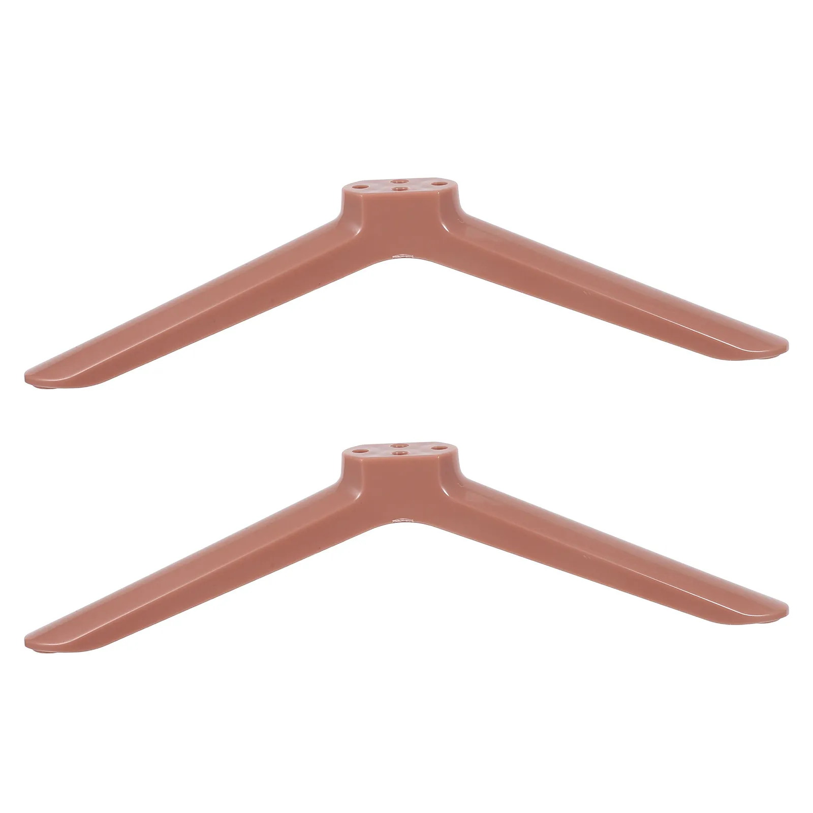 1Pair Universal TV Stand Legs Tabletop Pedestal Base for Bedroom Living Room Office Easy Install Stable Support Ergonomic TV
