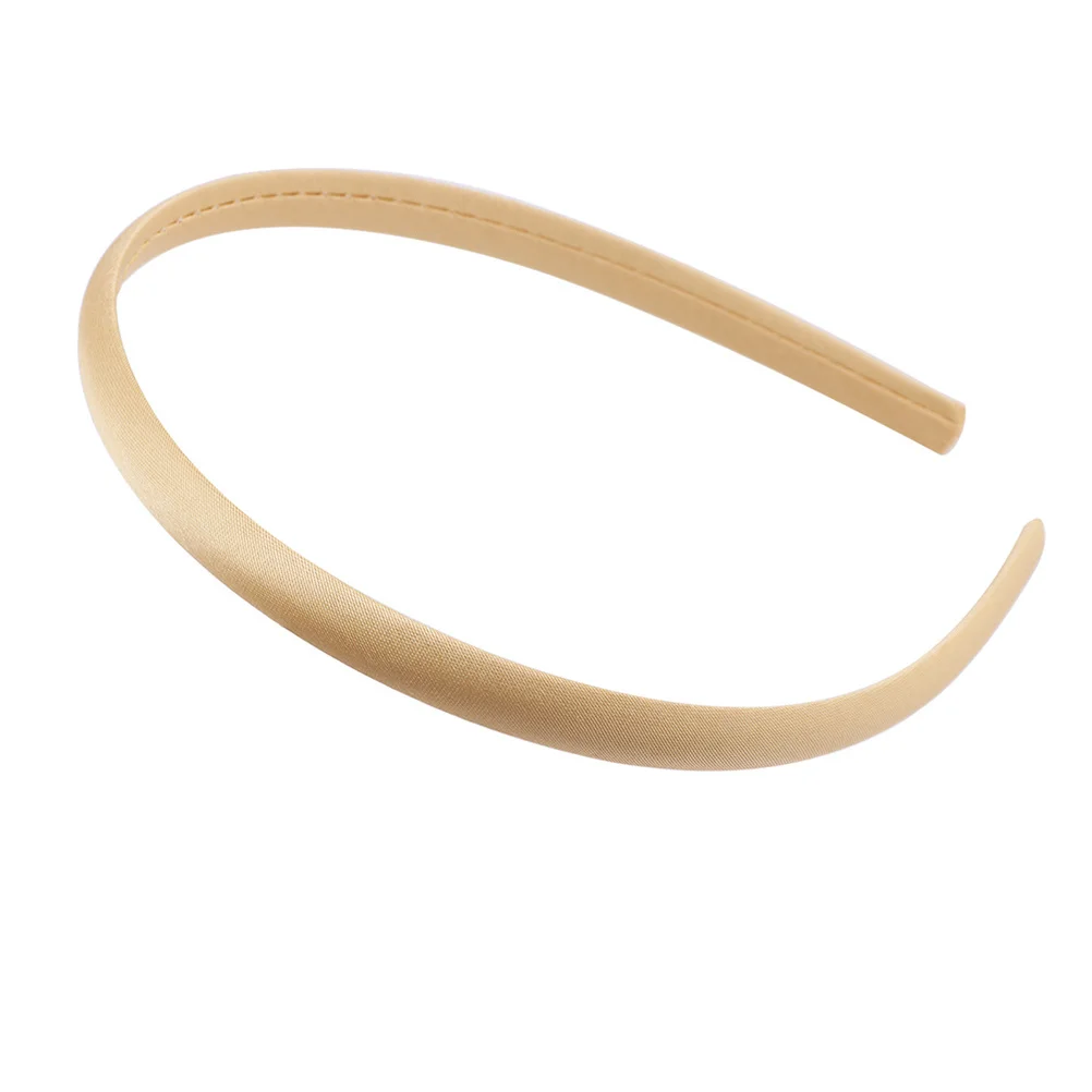 

26Pcs Fabric Hair Hoops Simple Design DIY Accessories for Women Mixed Color Cloth Plastic Headbands Hair Decoration Party Use