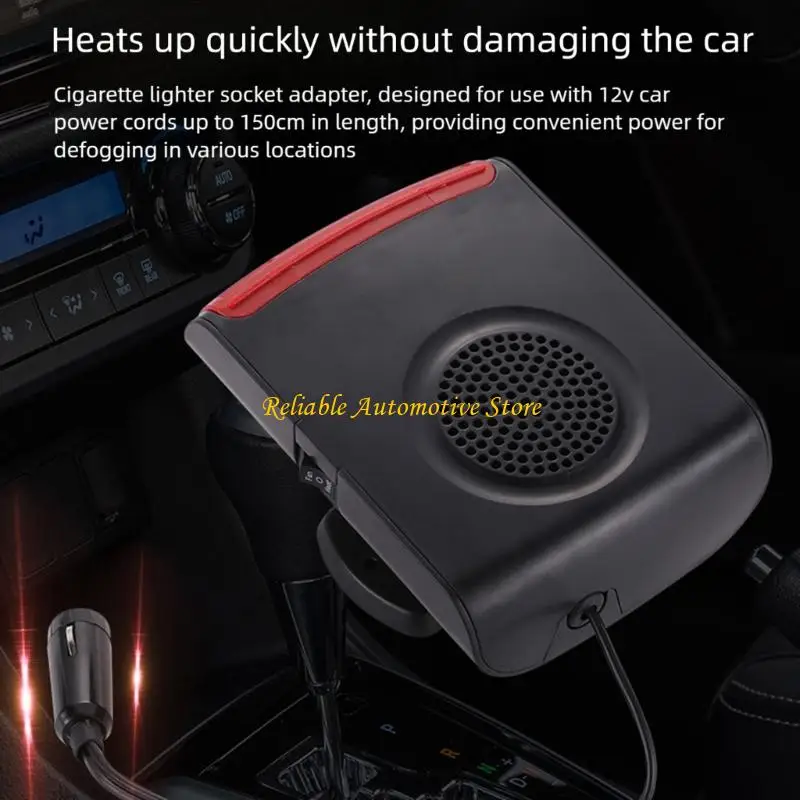 

M68B Defogger Demister Defroster Car Heater Adhesive Electric Heater Cooling Fan