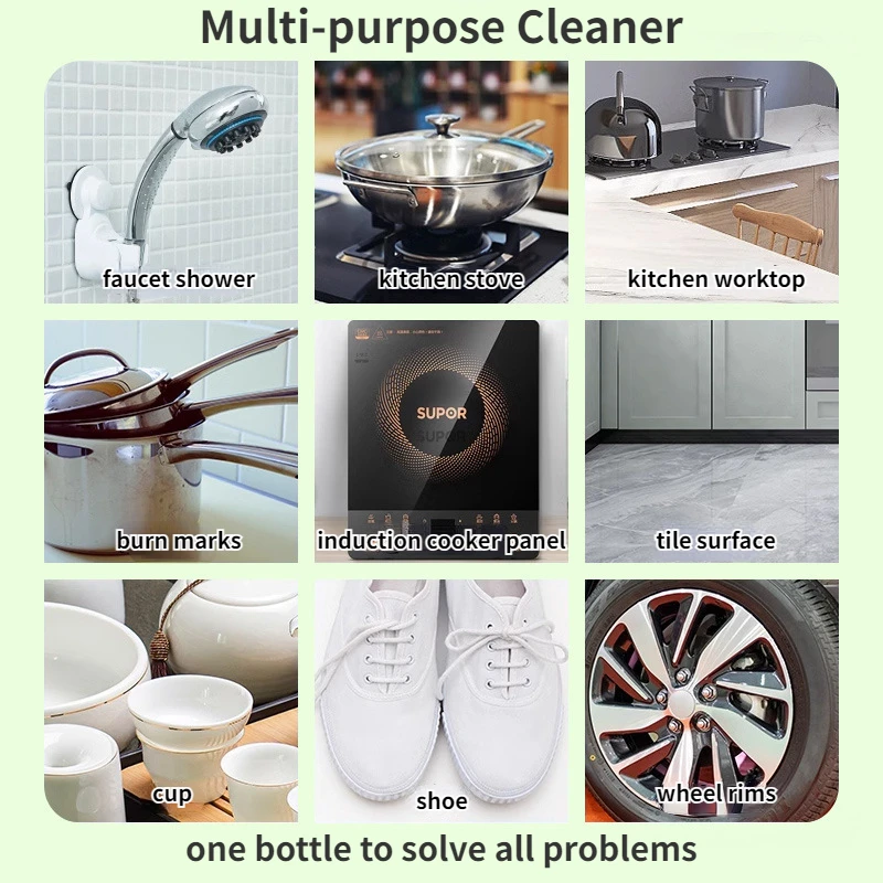 Multi-purpose Cleaner Suitable for Kitchen Toilet Floor White Shoes Cleaning Products Car Interior Cleaner Spray Multifunctional