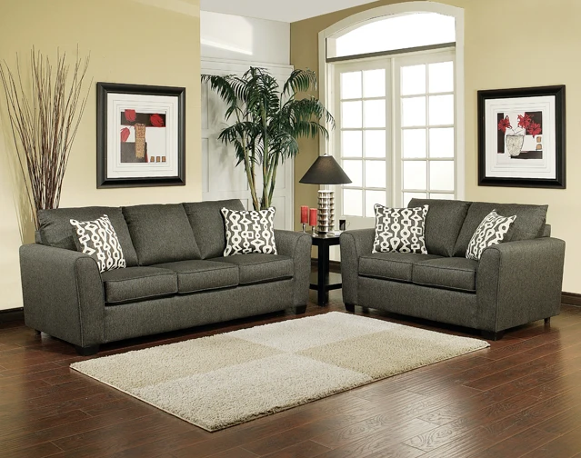 

Modern Leisure Compressed Sofa Simple Design 5 Seater Couch Living Room Home Furniture Sectional Sofa Set