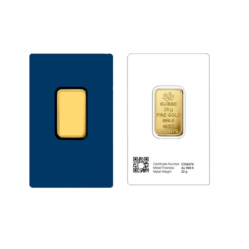 Switzerland Gold Bar Silver Bar PAMP Suisse Lady Fortuna Veriscan Carbon Neutral High Quality Replica Brass Core