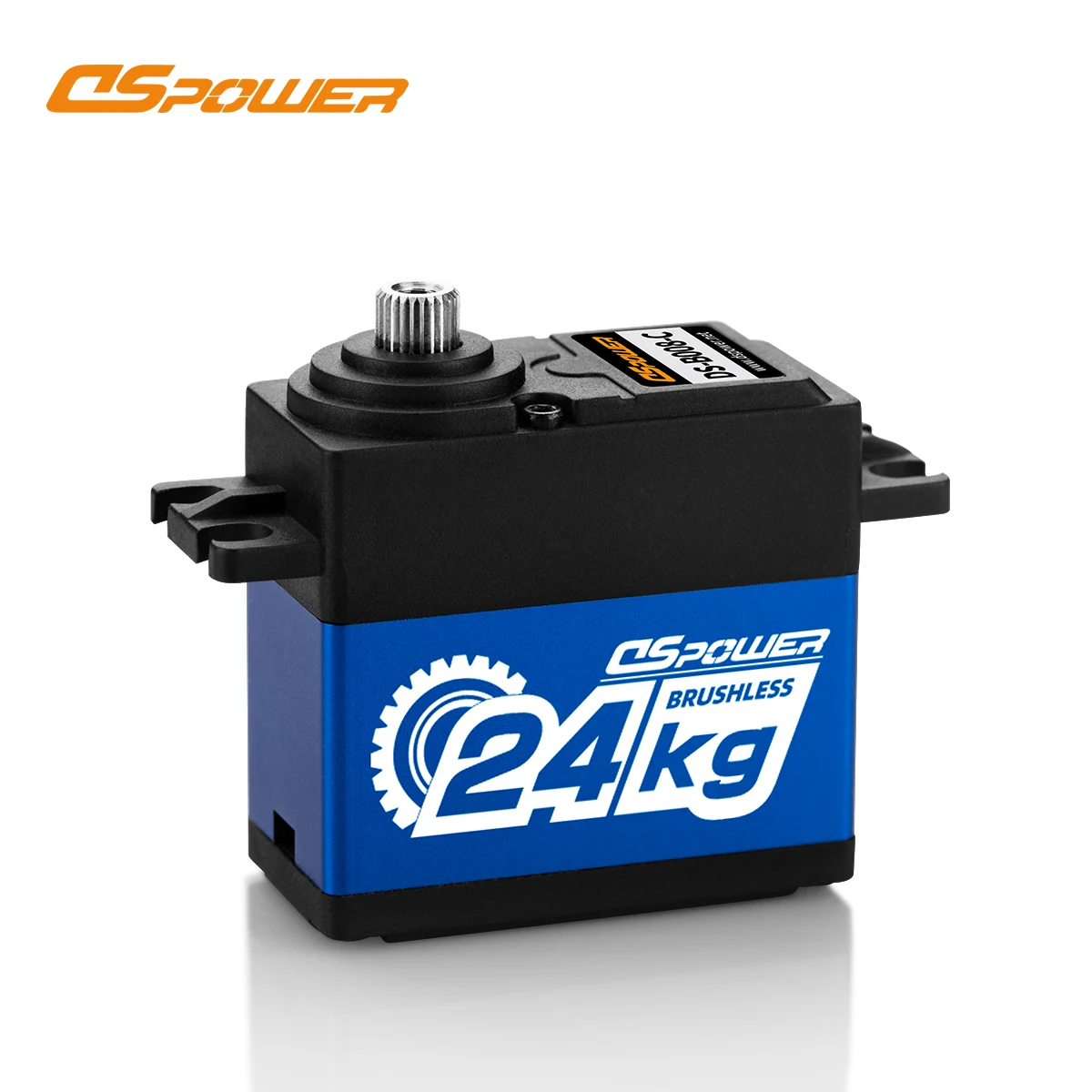 DSPOWER 20kg 24kg 30kg 180° 300° Waterproof Digital Servo Metal Gear Coreless Brushless for 1/8 1/10 RC Car Robot Boat Plane