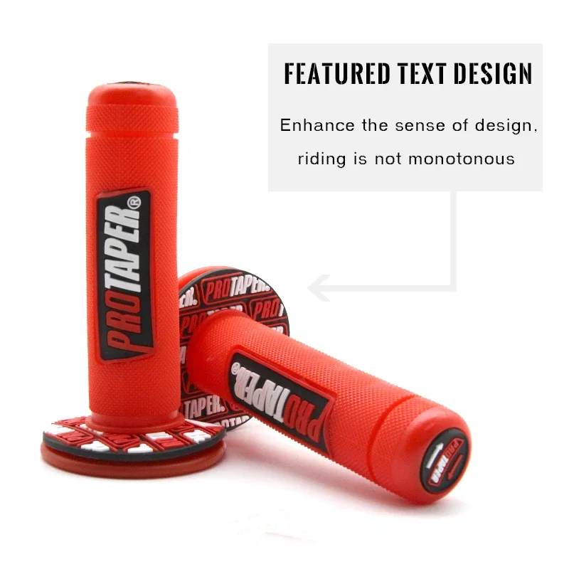 Motorcycle rider uses rubber off-road modified electric bike handle gloves Pro Ghost Train throttle shift handle cover view 5