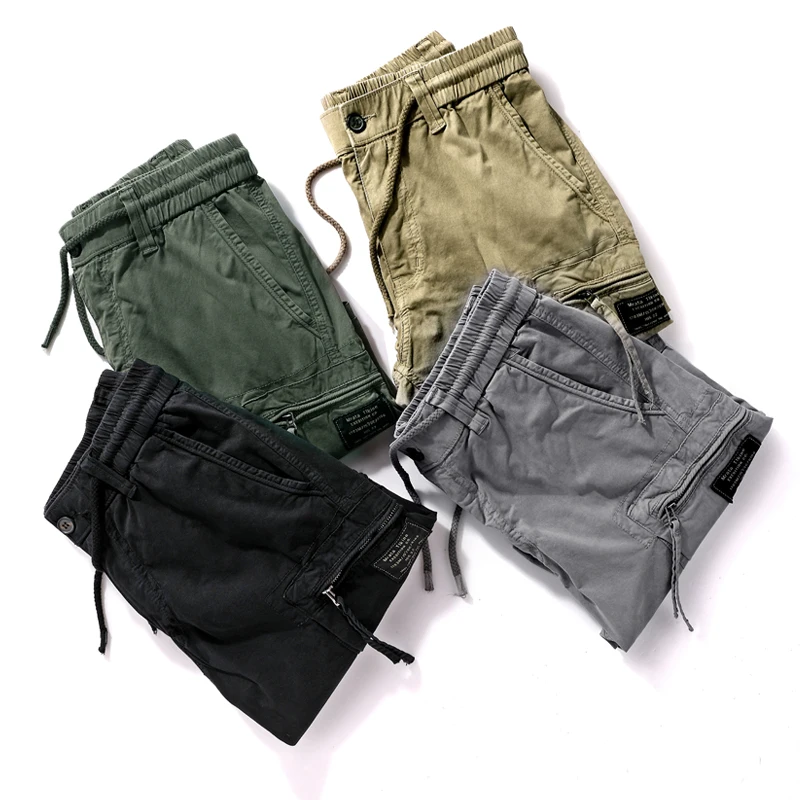 Men 2022 Summer Brand New Casual Vintage Classic Pockets Camouflage Cargo Shorts Men Outwear Fashion Twill Cotton Shorts Men