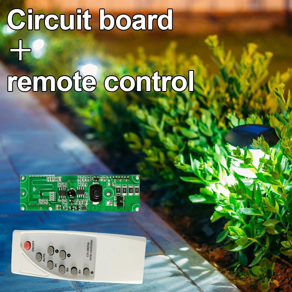 Automatic Control Lamp Board with Remote Control Solar LED Driver Board Multifunction Human Body Induction Circuit Board 3.7V