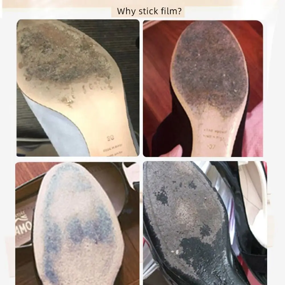 Bottom Sheet Protective Film Women Soles Protector Stickers Forefoot Outsoles Pad Anti-Slip Soles Non Slip Sticker