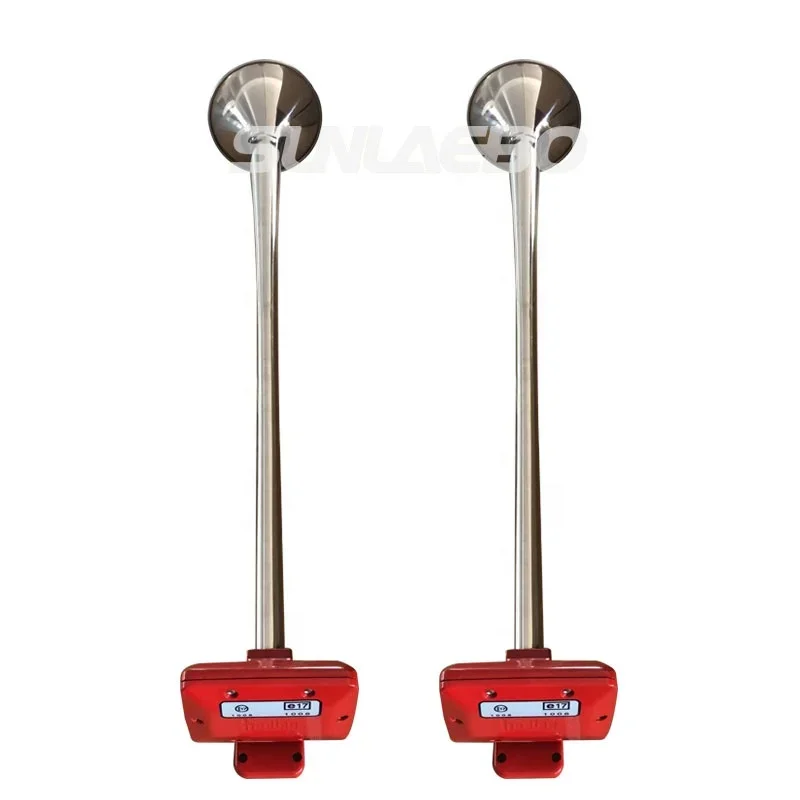 2PCS Trumpets Super Loud 150dB Stainless Steel Truck Train 1000mm 39 Inch  Air Horn