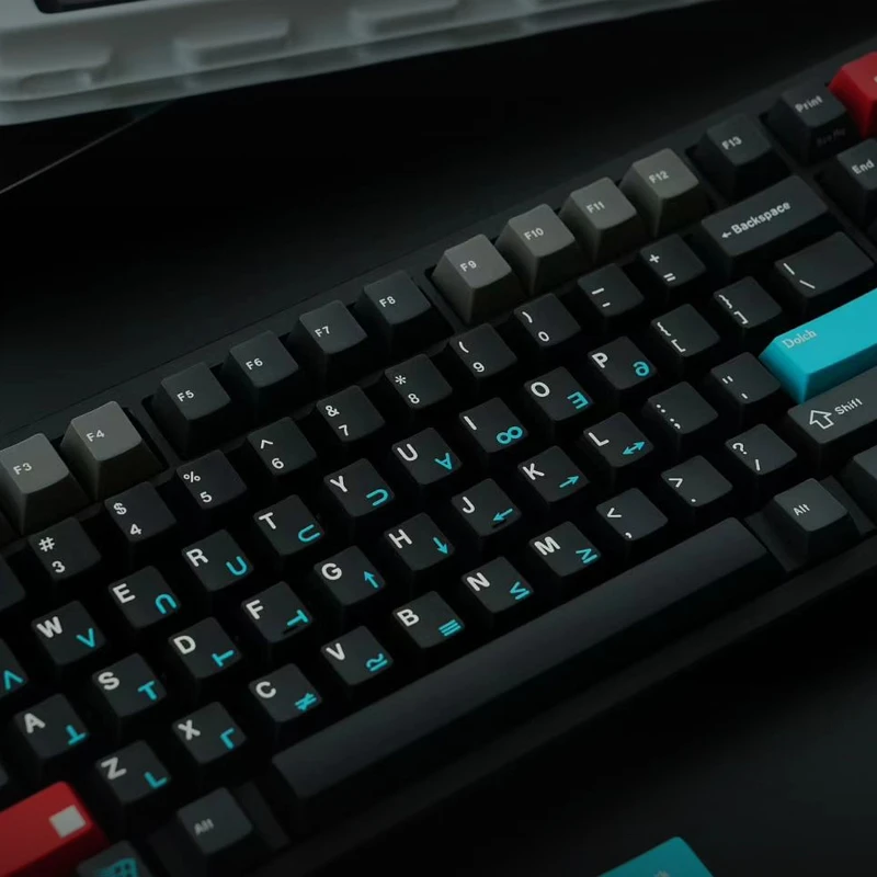 Keykobo Dolch kkb Thema Keycaps Set Cherry Profiel Keycap Aangepaste ABS Toetsenbord Cap voor Mechanisch Toetsenbord Gamer Gift Muismat