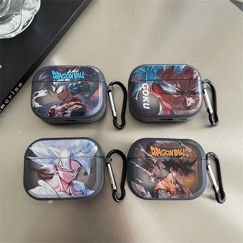 

Чехол для наушников Dragons Balls Z Anime Son Goku для AirPods 2 3 4 Pro Pro2, защитный чехол для беспроводной гарнитуры Bluetooth